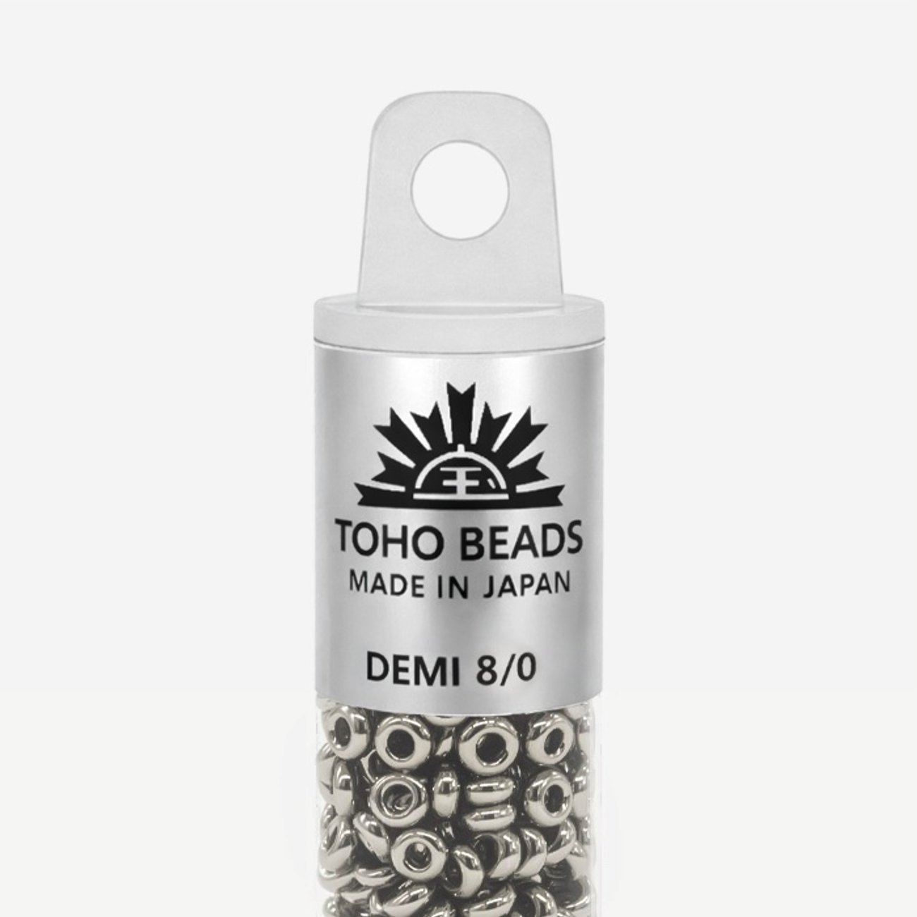 Японский бисер TOHO Demi 8/0 (№711), металлизированный, непрозрачный глянцевый