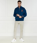 Худи MONOGRAM TIPPED 1/4 ZIP Tommy Hilfiger - голубой(MW0MW34412)