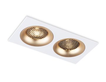 Точечный светильник 2*GU5.3 MR16 TN102733/2 WH/GD белый/золото Standard Tech Ambrella