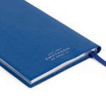 Smythson Ежедневник 2026 Panama Weekly Diary with Pocket, Navy