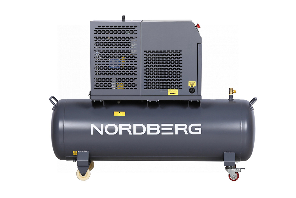 NORDBERG (NCF7,5R) Компрессор винтовой, 5,5 кВт, 10 бар, 660 л/мин, ресивер 230 л