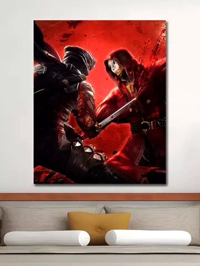 Интерьерная картина "Ninja Gaiden", 50х70см 1шт.