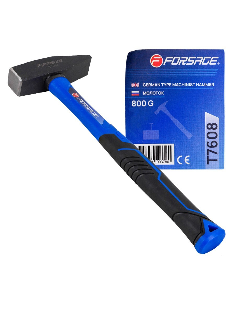 Молоток слесарный 800г. Forsage F-T7608