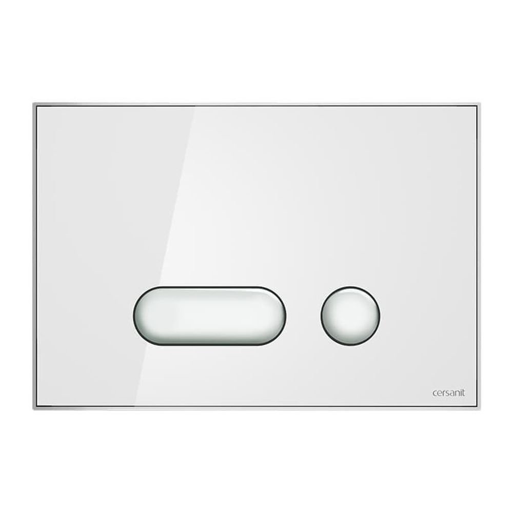 Кнопка INTERA для LINK PRO/VECTOR/LINK/HI-TEC стекло белый