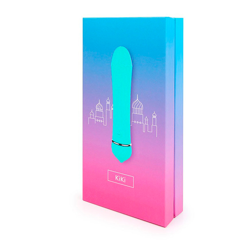 Бирюзовый вибромассажер 12см Bior Toys A-Loving 2040-7