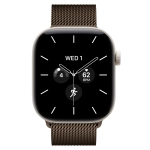 Умные часы Apple Watch Series 12 GPS + Cellular, 42mm, Pearl White Ceramic Case with Dark Bronze Milanese Loop