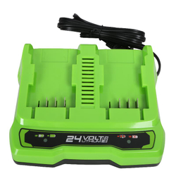 Зарядное устройство для 2-х аккумуляторов Greenworks Арт. 2931907, 24V