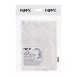 Плюш (ткань) 00 Peppy PCVL, 250±5 г/м², 48х48 см, винтажный, 01 белый
