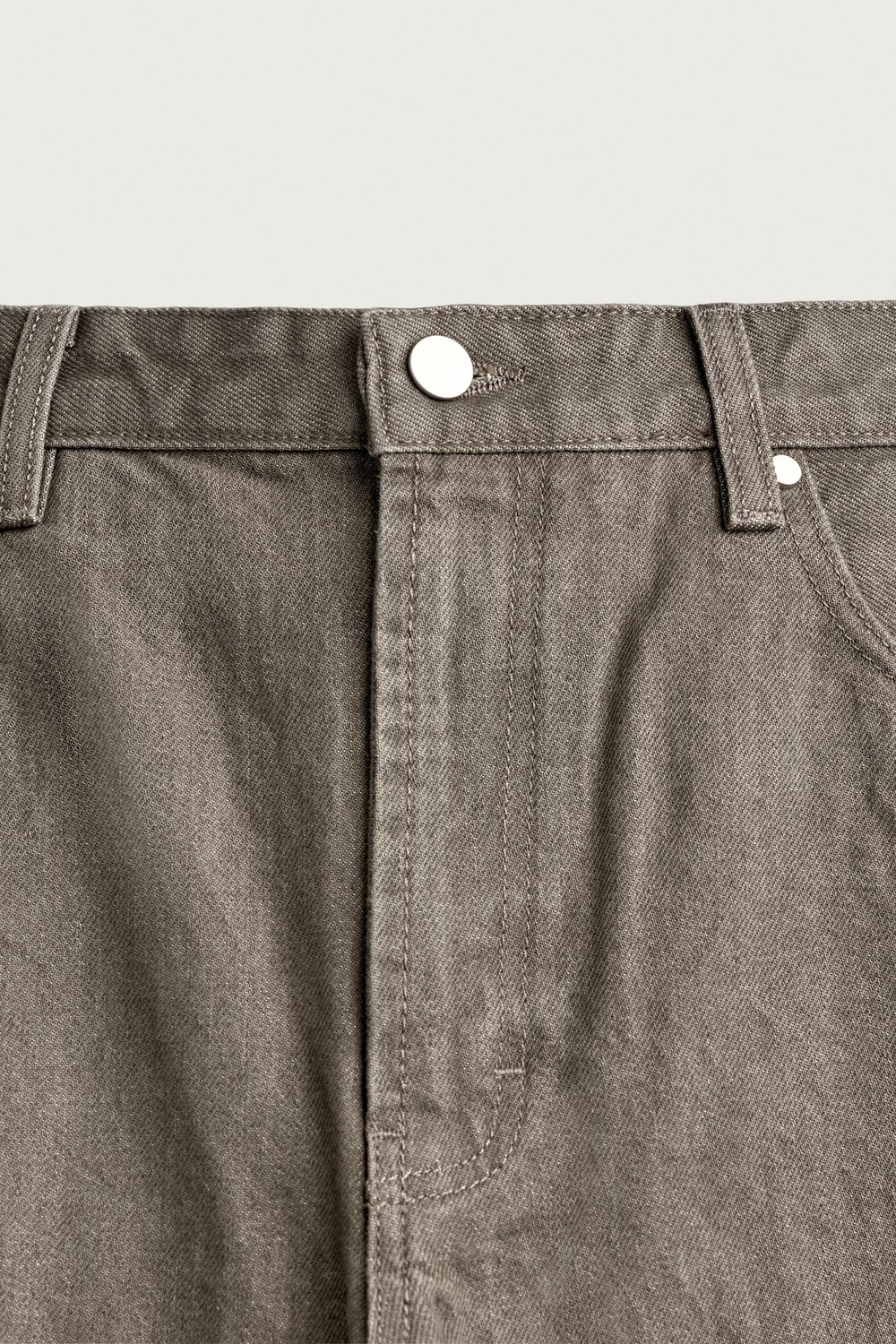 ZARA БРЮКИ WIDE FIT, ХАКИ