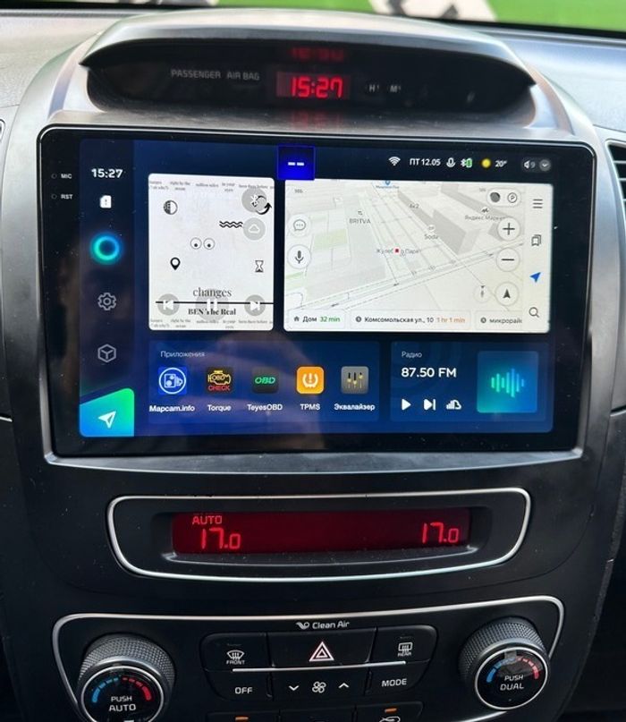 Магнитола для KIA Sorento 2 XM 2012-2020 (отдельный экран климата, без штатной КЗВ) - Teyes CC3-2K-360 монитор 9.5" 2K QLED на Android 10, Быстрая, CarPlay, 4G SIM-слот, 4 камеры в комплекте