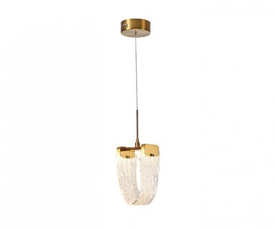 08065-1A,36 Подвес Иста латунь w12*12 h32-200 Led 5W (3000K). ТМ Kink Light
