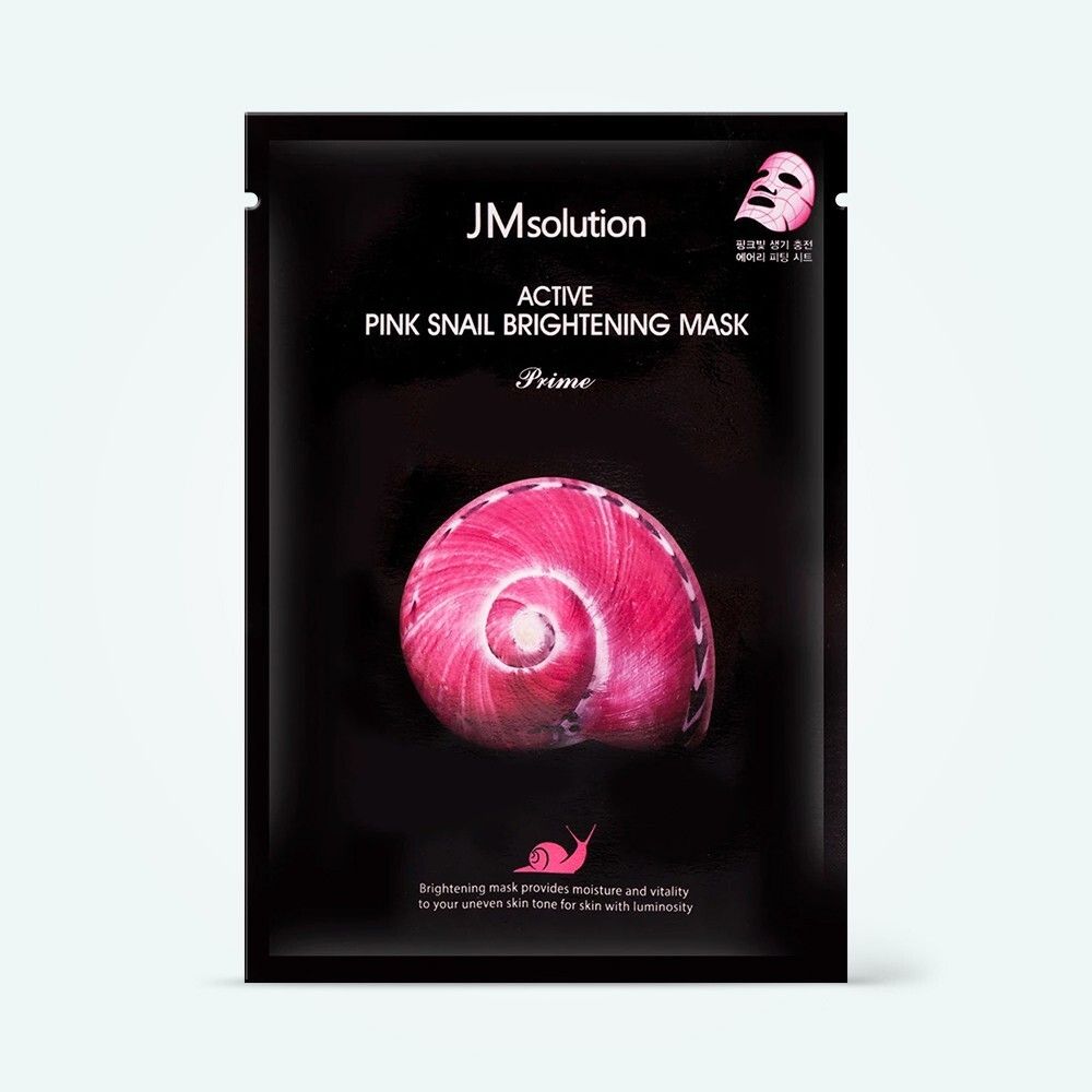 Тканевая маска JMsolution Active Pink Snail Brightening Mask