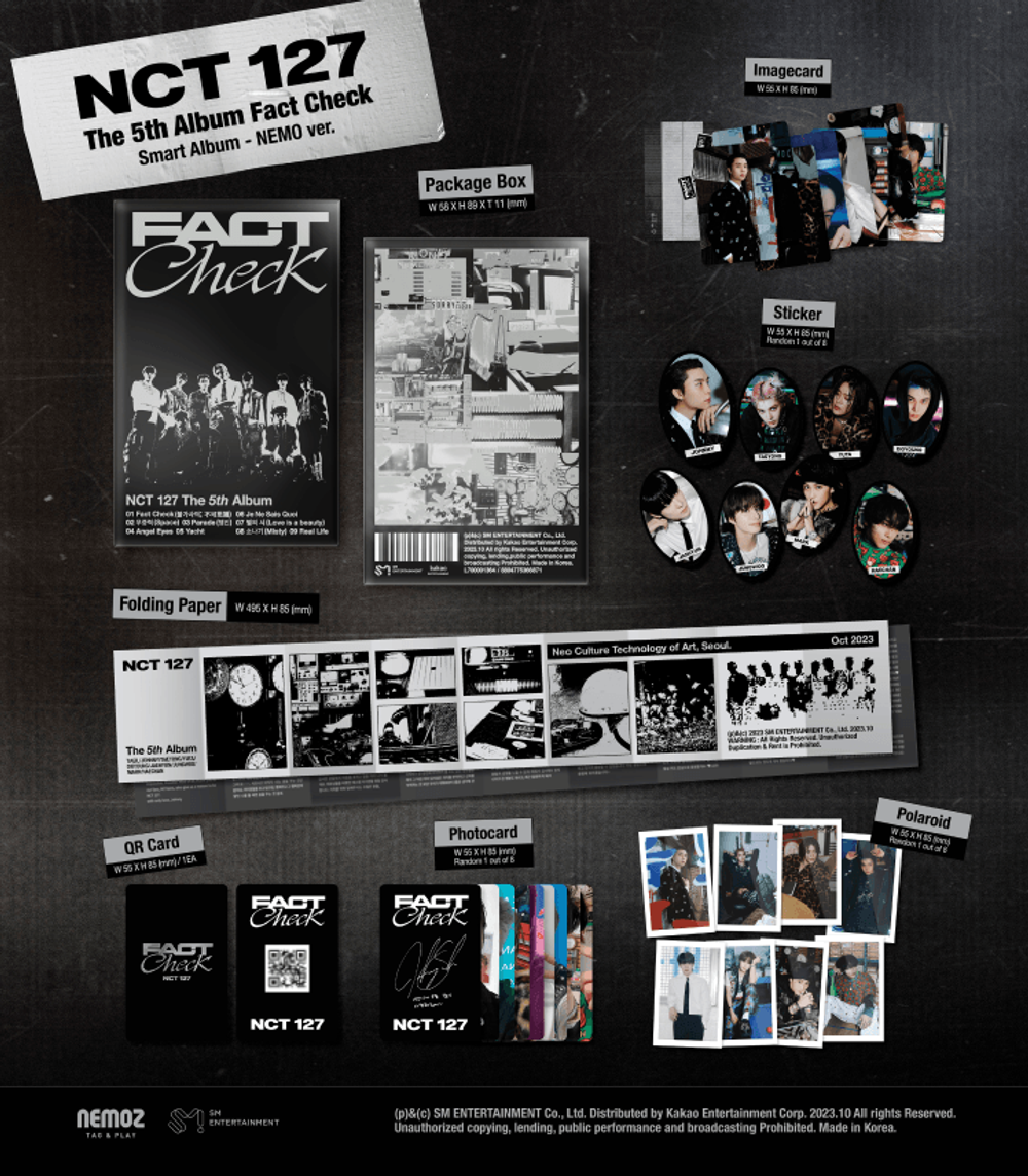 [Альбом] NCT 127 - Fact Check (QR Ver.) (SMART ALBUM)