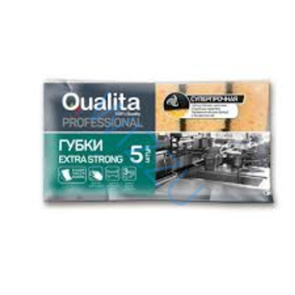 Кухонные губки ORAMS особо прочные STRONG 5 шт
