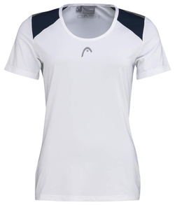 Женская теннисная футболка Head Club 22 Tech T-Shirt W - белый