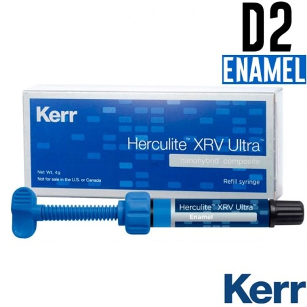 Herculite XRV Ultra Enamel D2, шприц 4гр, наногибридный композит