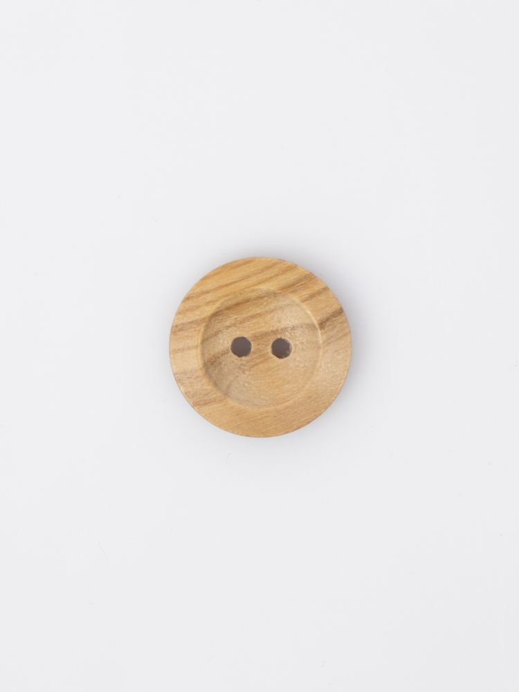 Пуговицы дерево 2 прокола Concept Button of Olive Wood, размер 32, цвет NAT, 15 шт