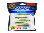 Виброхвост LUCKY JOHN Basara Soft Swim 3D, 3.5in (89 мм), цвет PG11, 6 шт/уп