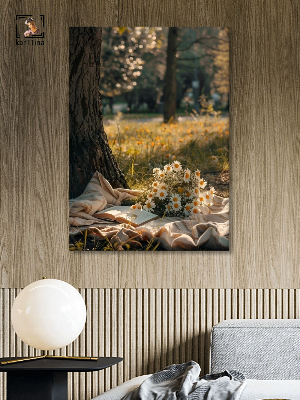 Картина Страницы лета на стену 50x70см 1шт.