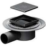 Душевой трап AM.PM MasterFlow 10 W01BD-P11-010-01BM с Черной матовой решеткой Cut Gradient
