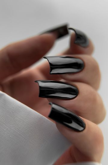 Gel lacquer Galaxy Black гель-лак черный, 9g