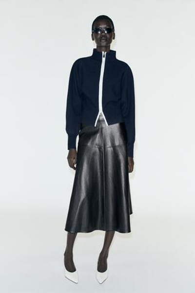 КАРДИГАН НА МОЛНИИ — ZARA