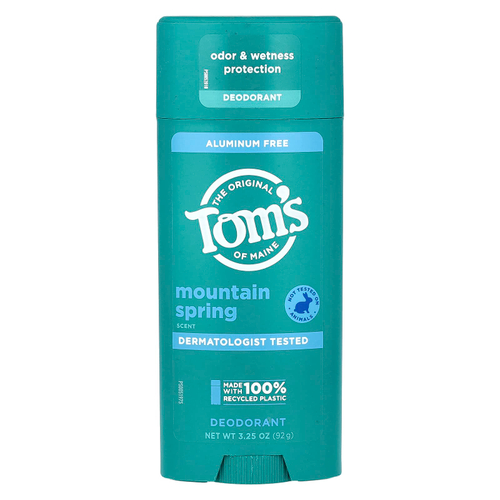 Tom's of Maine, дезодорант без алюминия, горный родник, 92 г (3,25 унции)