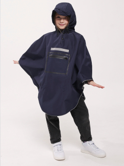 Дождевик-пончо детский синий Navy Kid