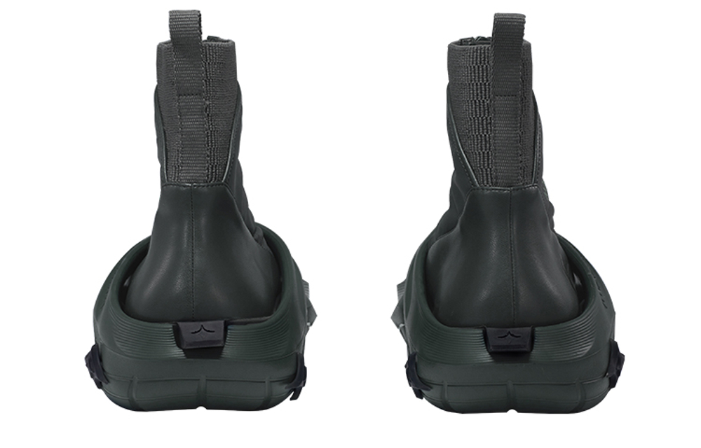 MADGAMMA Mid-Calf Boots Unisex Cyan/Black