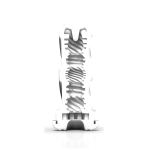 Мастурбатор с регулируемой плотностью обхвата Custom Strength CUP Twist Ripple (Цвет: черный с синим)