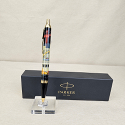 Коллекционная ручка Parker "Стройка. Подарок строителю" с ручной росписью Палех