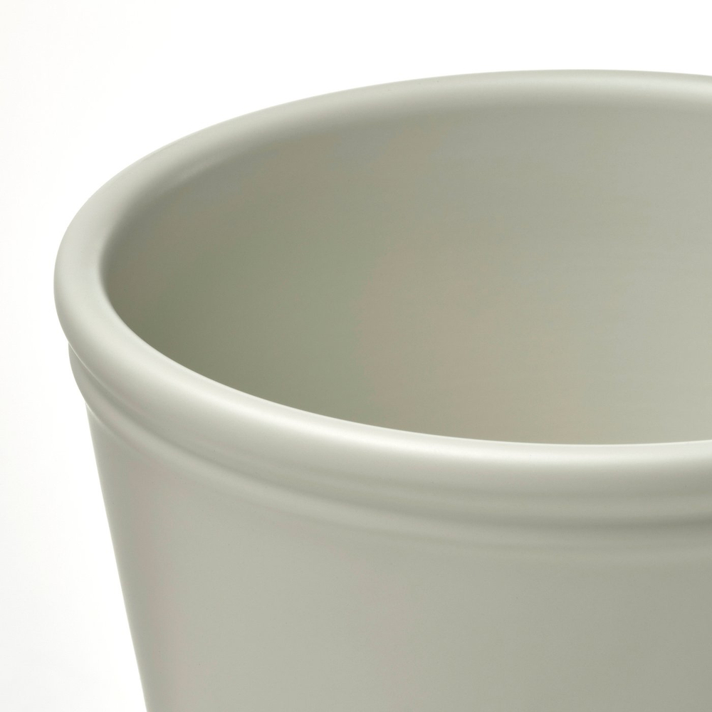 IKEA KÖRSBÄRSBJÖRK  (ИКЕА КЁРСБЭРСБЙЁРК)  -  Кашпо - светлый серо-бежевый 12 см