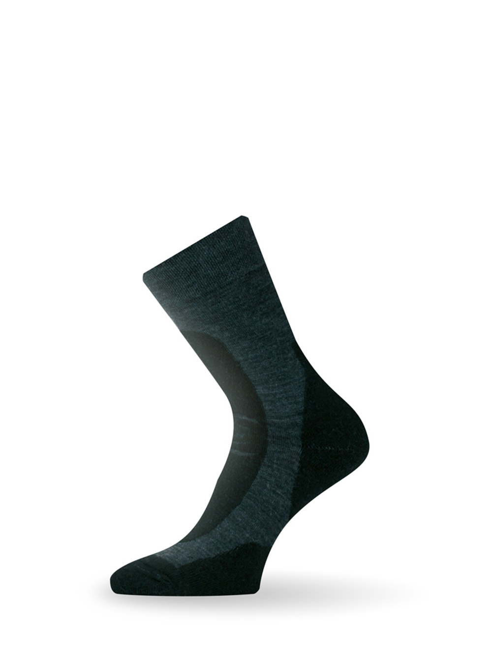 Носки Lasting TKN 800, polypropylene+nylon, серо-зеленый с черной вставкой, размер M, TKN800-M