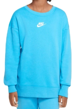 Детская теннисная куртка Nike Sportswear Club Fleece - baltic blue/white