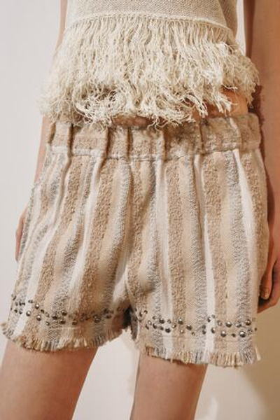 ШОРТЫ ИЗ ФАКТУРНОЙ ТКАНИ В ПОЛОСКУ — ZW COLLECTION — ZARA