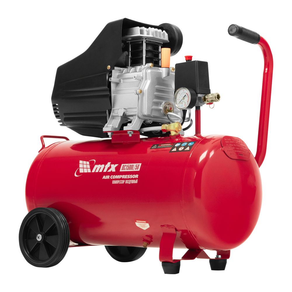Компрессор воздушный масляный DC1500L/50, 1,5 кВт, 50 л, 210 л/мин MTX