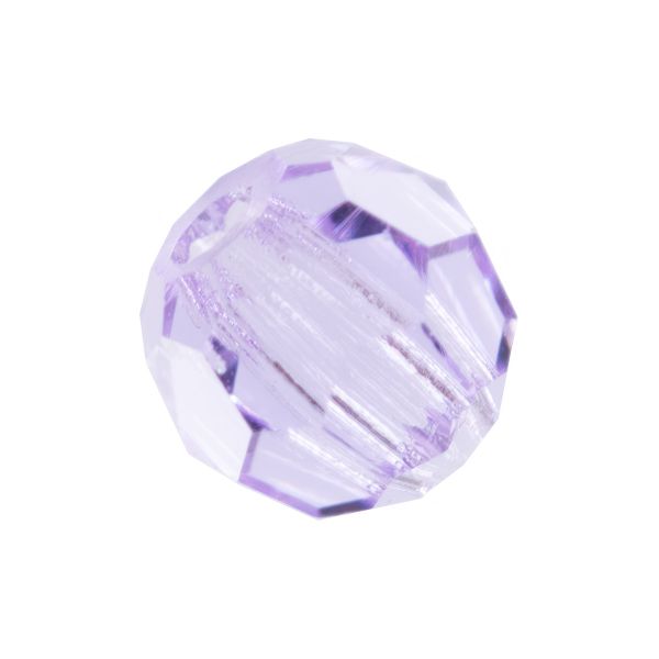 Бусины стекло ⌀3 мм, 24 шт, сиреневый/violet, Preciosa 451-19-602
