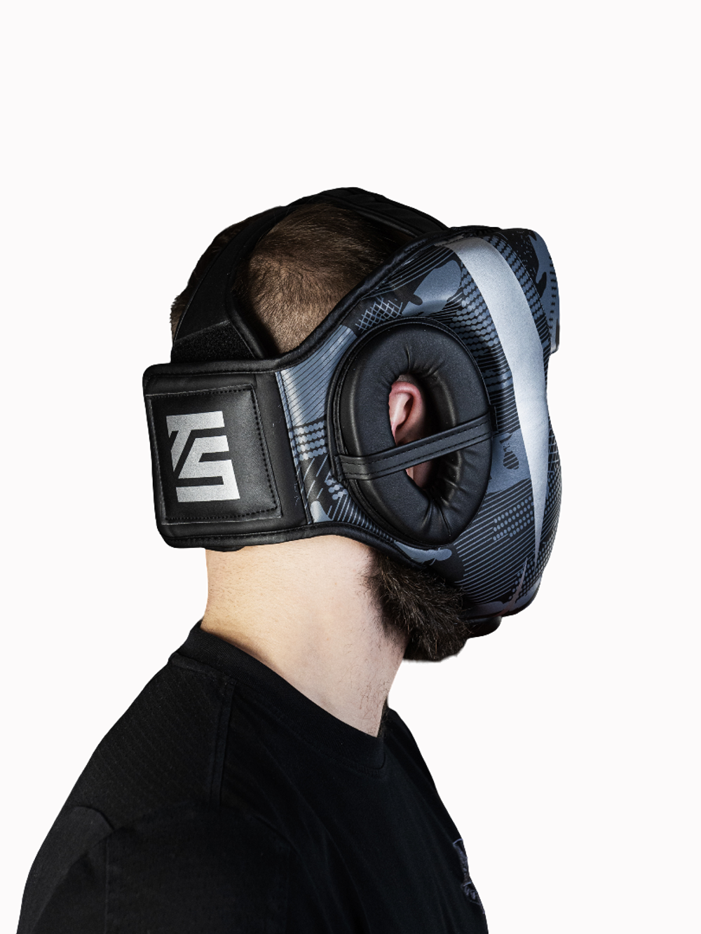 Шлем для бокса Tomorrow Star Shadow Black Gray