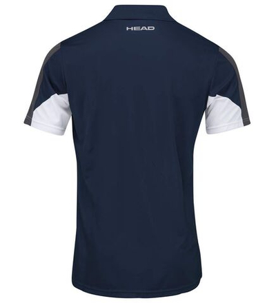 Мужское теннисное поло Head Club 22 Tech Polo Shirt M - dark blue