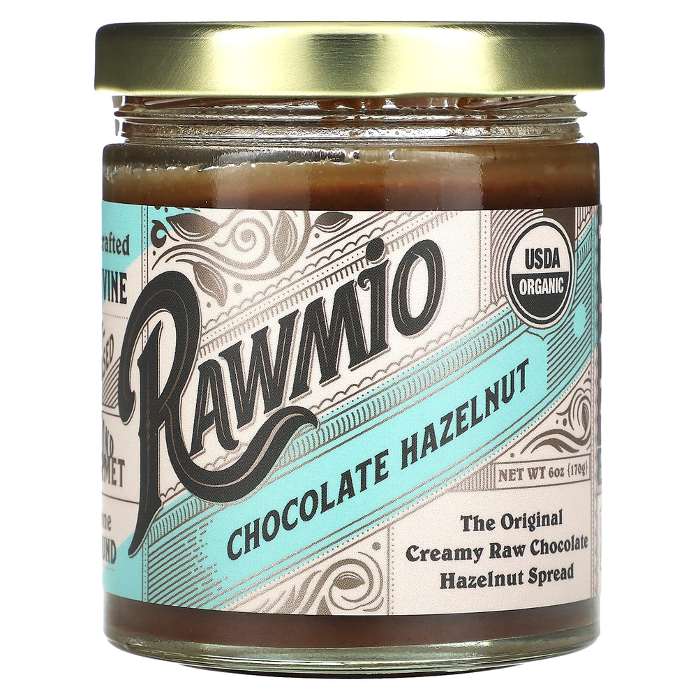 Rawmio, Шоколадная паста с фундуком, 170 г (6 унций)