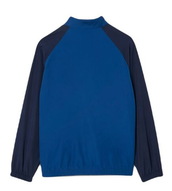 Кофта для мальчика теннисная Lacoste Colorblock Track - небесный