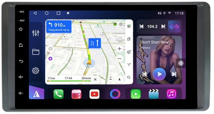Магнитола для УАЗ Патриот, Пикап, Профи 2016+ - FarCar S500+TS105 монитор 7" на Android 14, Быстрая, CarPlay, 4G SIM-слот