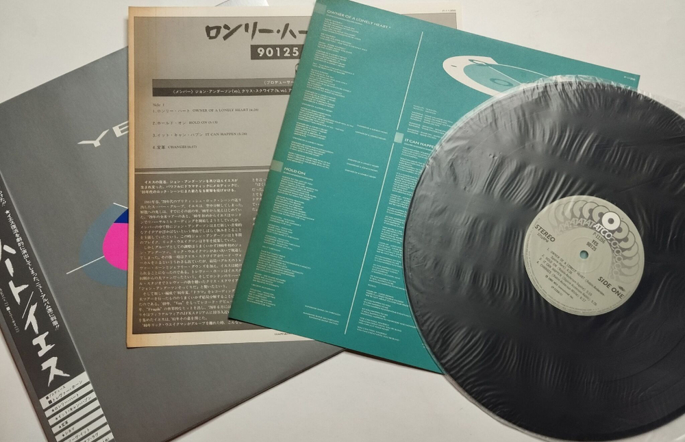 Винтажная виниловая пластинка LP Yes 90125 (Japan 1983) (Obi)