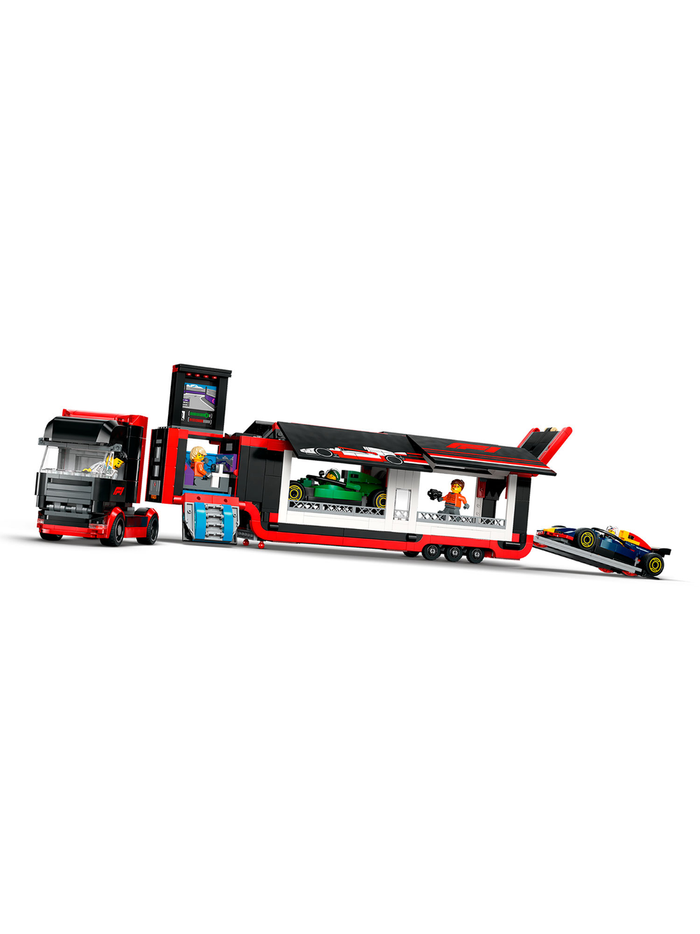 LEGO City 60445 Лего — грузовик F1 с автомобилями RB20 и AMR24, паддок и пит-стоп 60445_УЦЕНКА