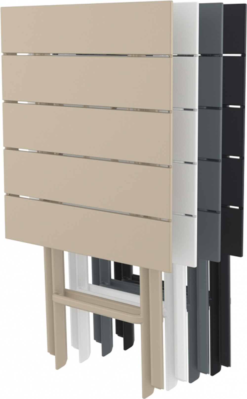 Стол пластиковый складной Siesta Contract Helen Folding Table 60, темно-серый