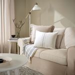 Чехол на подушку IKEA AKERNEJLIKA (АКЕРНЕЙЛИКА), Белый с вышивкой, 40x58 см