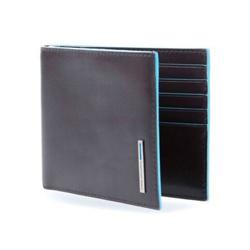 Кошелек мужской Piquadro Blue Square темно-коричневый из натуральной кожи (PU1241B2R/MO)