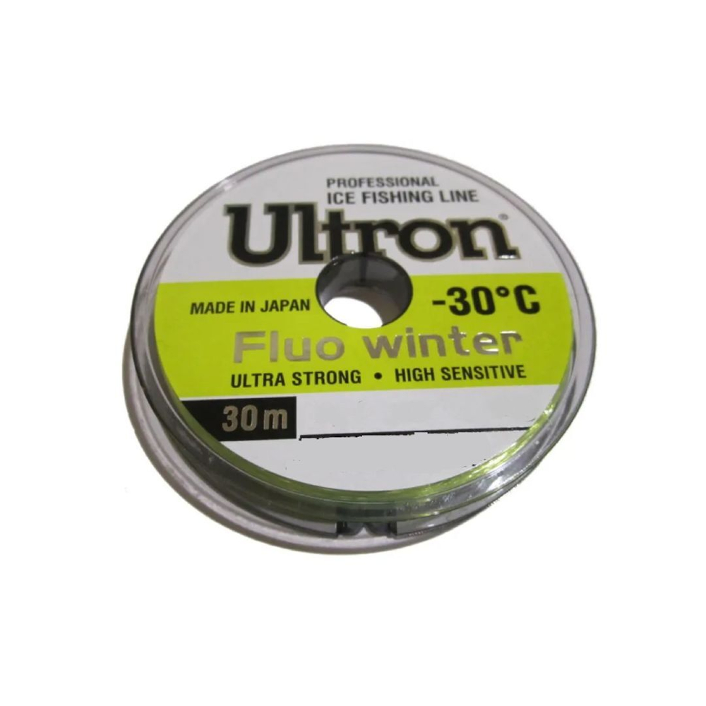 Монофильная леска для рыбалки ULTRON Fluo Winter