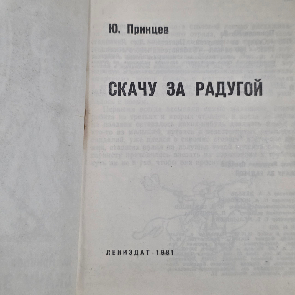 Книга " Скачу за радугой"