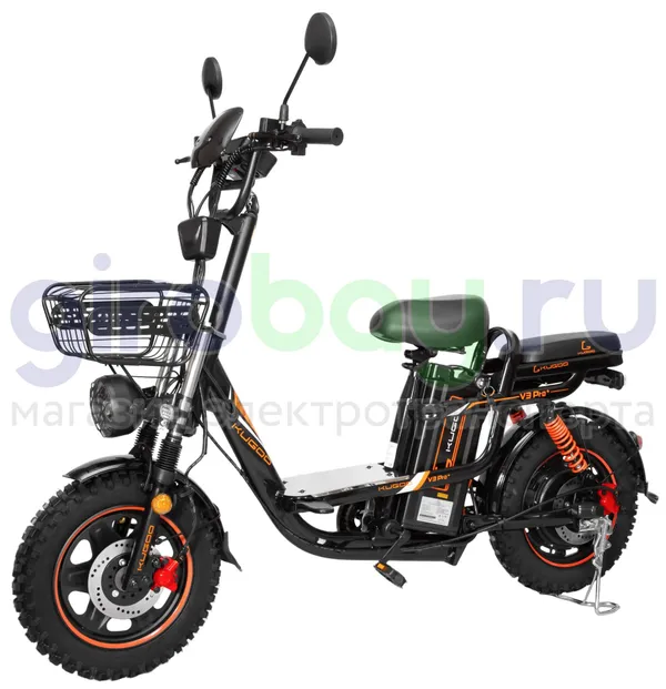 Электровелосипед Kugoo Kirin V3 PRO PLUS (60V/28.6Ah) внедорожная резина фото №10